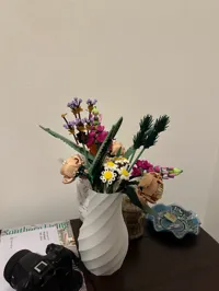 Vase pour bouquet de briques à construire — photo 2