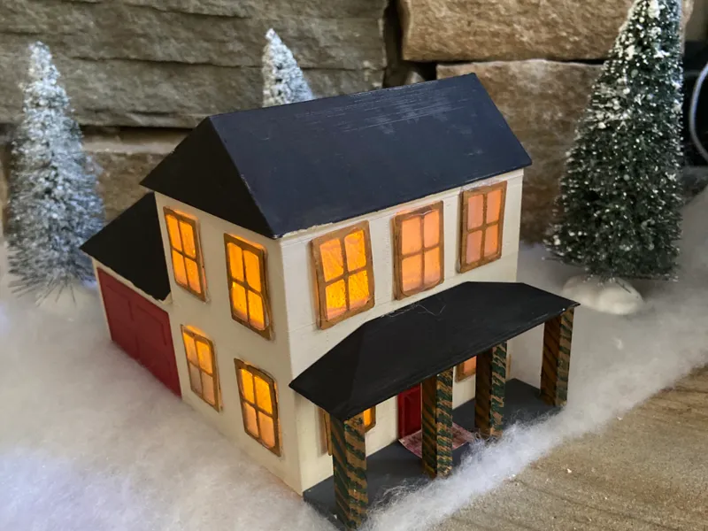 Christmas Village Model Home