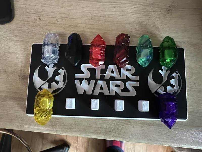 Star Wars Power Crystal mount holder Kyber crystal