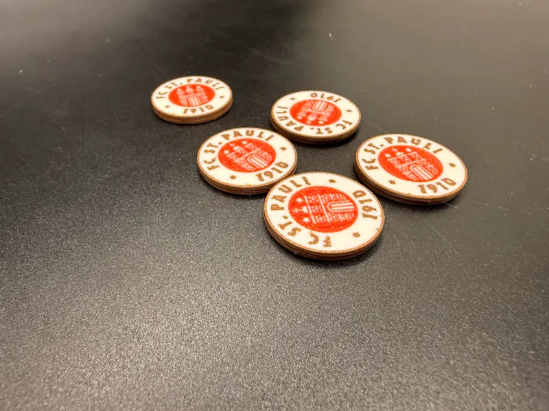 FC St. Pauli Einkaufswagenchip