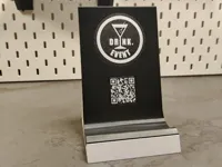 2 QR DISPLAY STAND