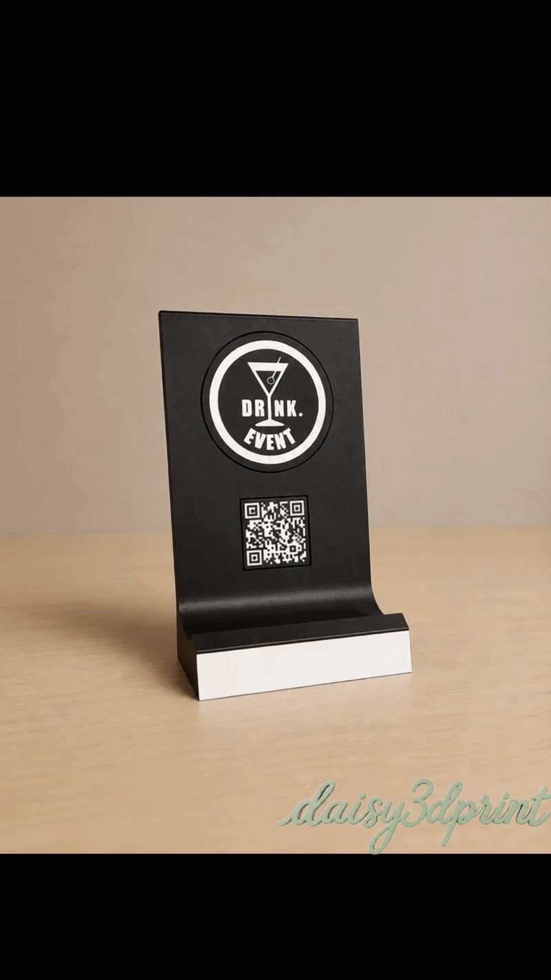 Logo and QR Display Stand — fully customizable!