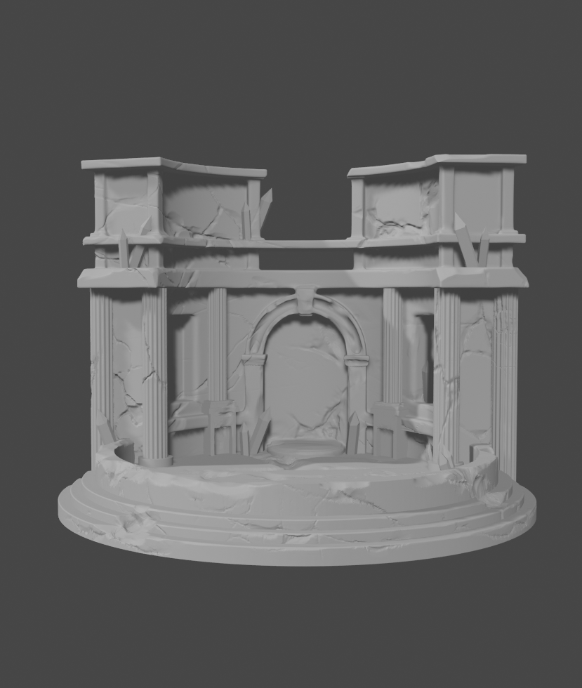 Miniatura 2 do modelo 3D 化石宝可梦地台
