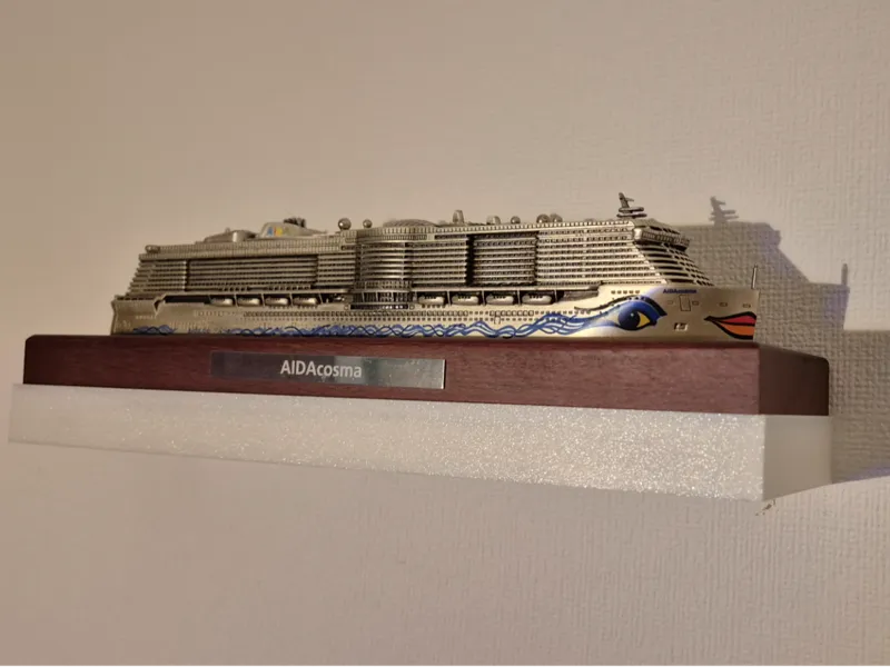 AIDA Wandboard für Schiffsmodelle (Cosma, Nova)
