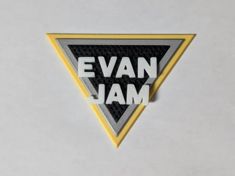 Customizable Monster Jam Logo Sign - Multi-Color