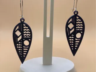 Abstract Earring 1