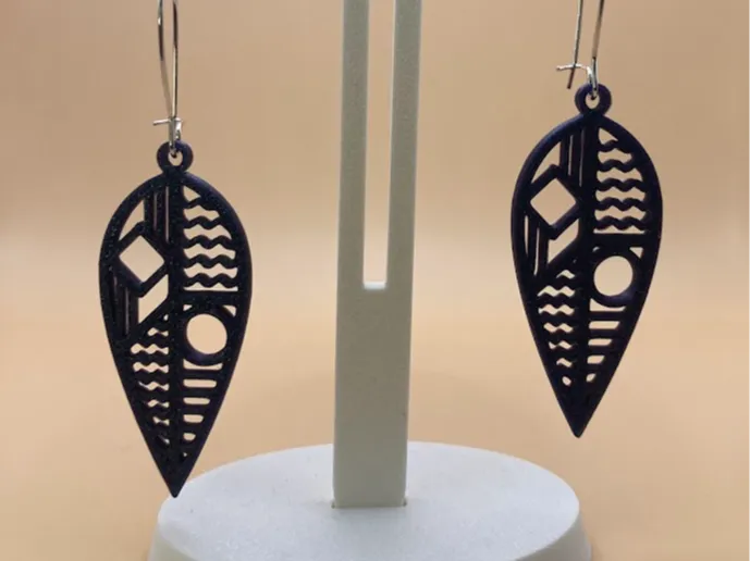 Abstract Earring 1