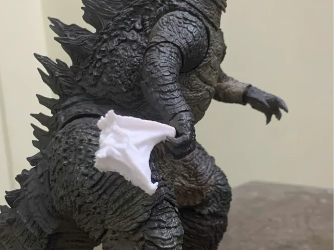 Muto's head For Hiyatoys godzilla 2014