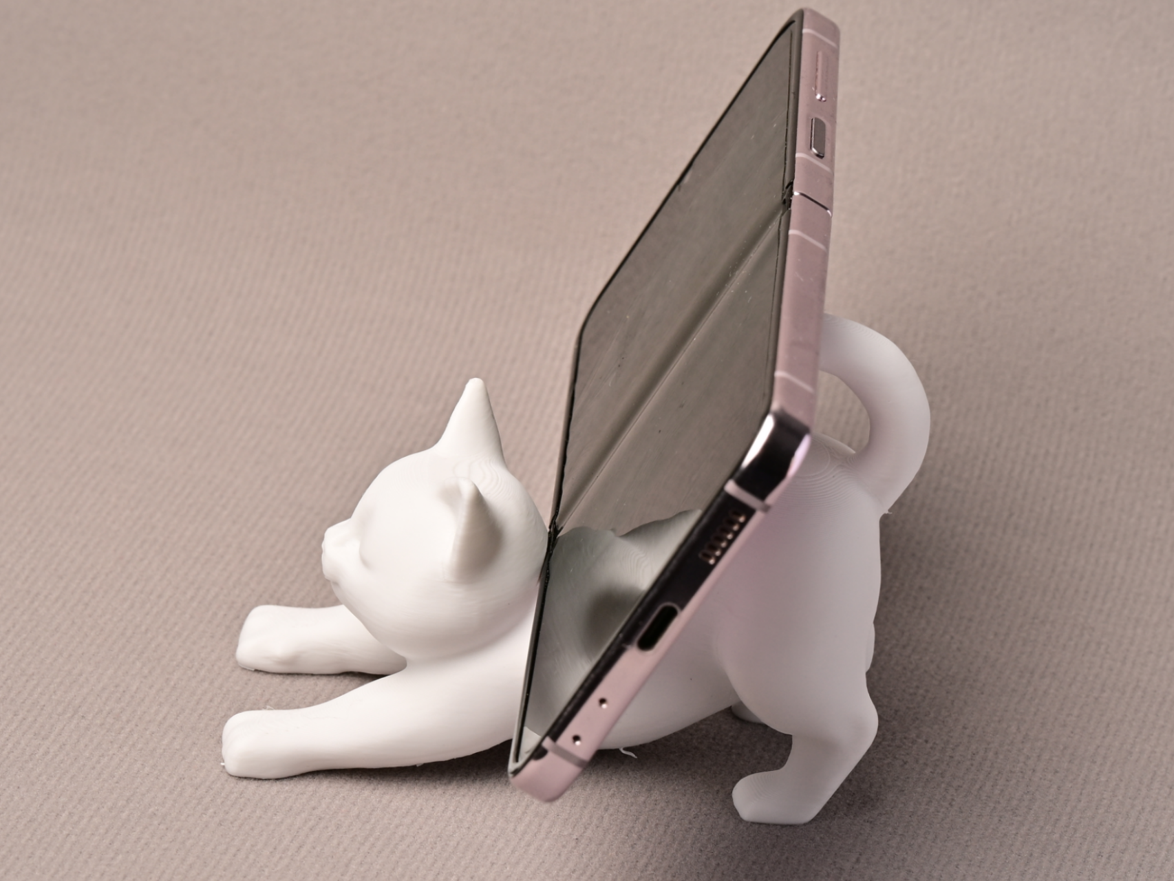 Miniatura 1 do modelo 3D 猫猫手机支架