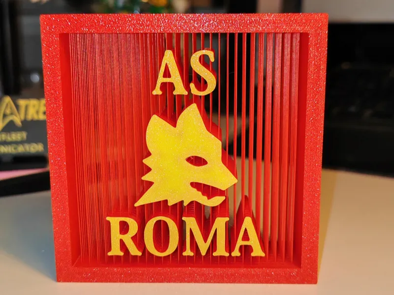 AS ROMA Suspended box string art