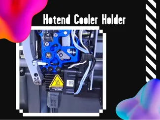 Hotend Cooler Holder (Bambu Lab / BIQU) for X1C