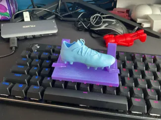 generic soccer shoe 2 in one stand