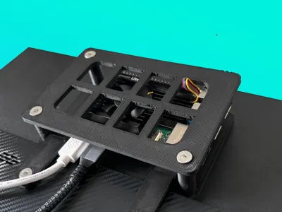Raspberry Pi 4&5 VESA 75 Mount Case for Anmite