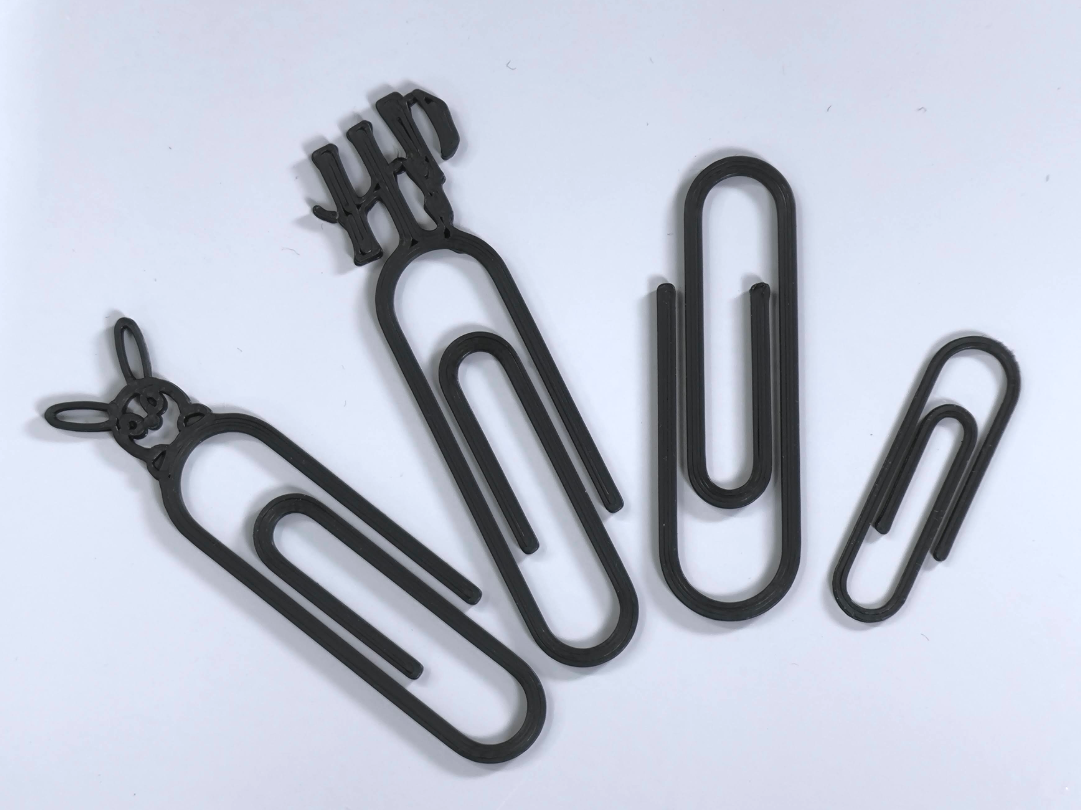Decorative Paper Clips (Bunny, HP, Classic)