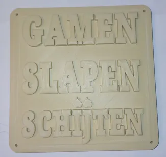 funny plate - grappige plaat - nl