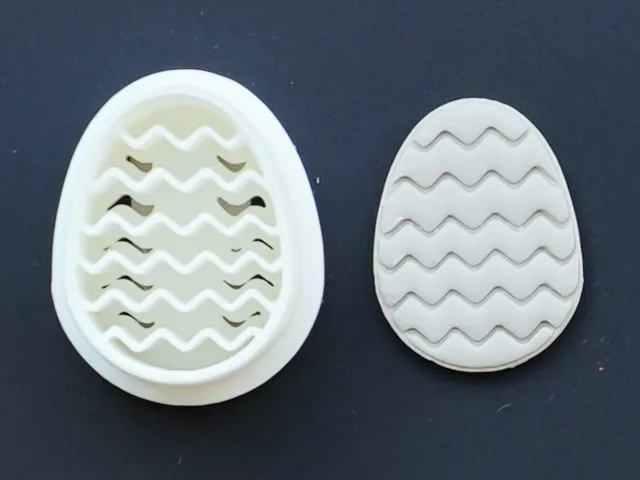 Easter Egg Polymer Clay Cutter Earrings