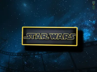 Star Wars Film / Cinema Room Sign Logo Box
