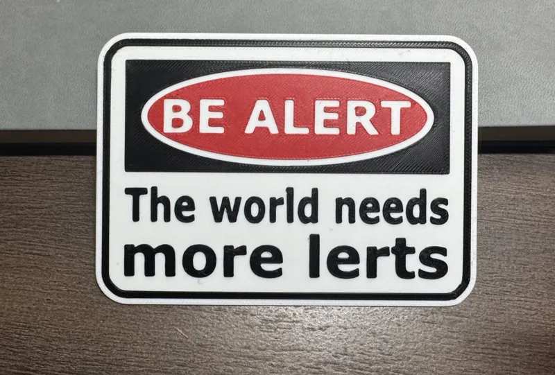 Be Alert - more lerts