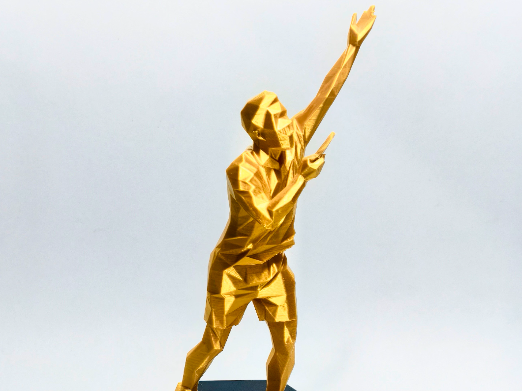 Table Tennis Trophy - Hugo Calderano Tribute 3D model