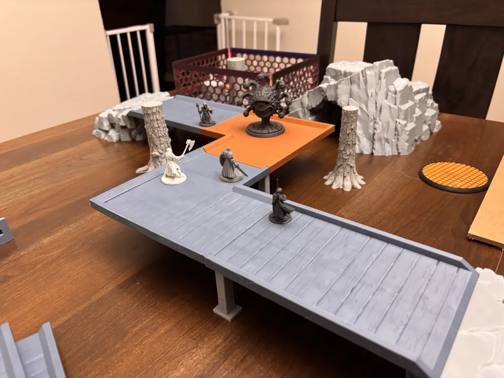 Fully Modular Bridge for Tabletop Gaming - Free 3D Print Model - MakerWorld
