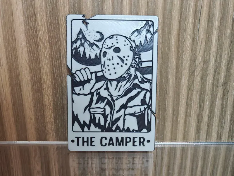 The Camper Tarot Card - Jason Voorhees