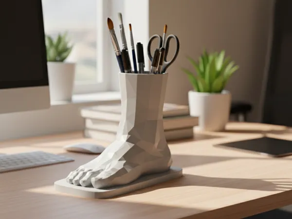 Organiseur de bureau « Step Up » low poly