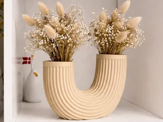Modern Loop Vase – Scandinavian Minimal