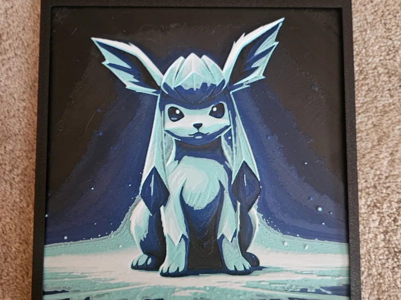 Glaceon hueforge picture