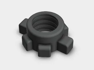 Dumbbell Nut 25mm for plastic coated barbells