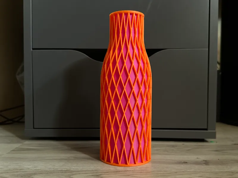 Vase Zweiteilig