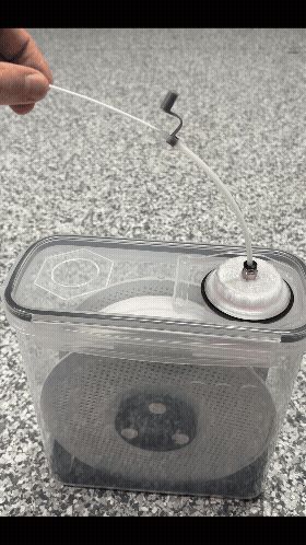 4L Cereal Filament Dry Box Roller Insert Feeder 