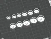 0.28mm layer, 2 walls, 15% infill --- All Range. One of Each