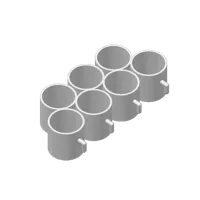 7x supports peinture pour IKEA Skådis — photo 3