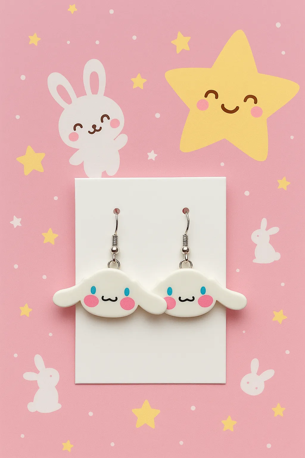 Cute Cinnamoroll Earrings - Sanrio view 2