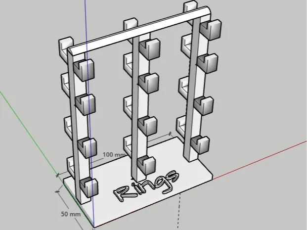 Ring holder - jewelry - Free 3D Print Model - MakerWorld