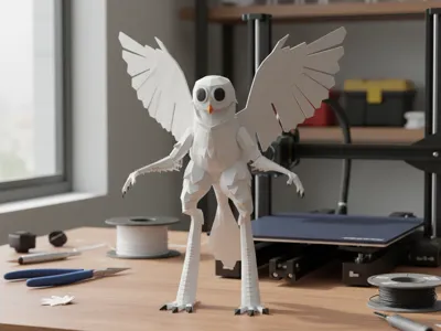 The Owl from "99 Nights in the Forest" AMS