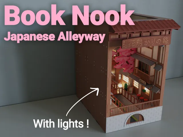 Japanese Alleyway Book Nook