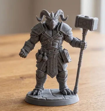 Adorno temático: D&D Dragonborn Barbarian-Wizard — vista de referencia 5