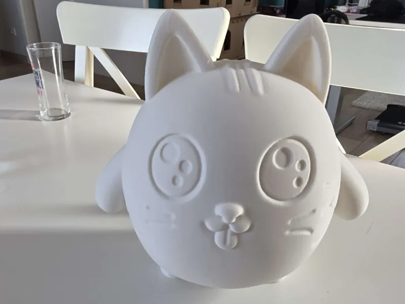 Chibi-Katze – 3D-Druck & Bemalung