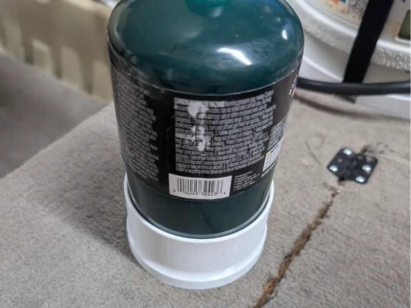 Coleman 1lb propane mount holder