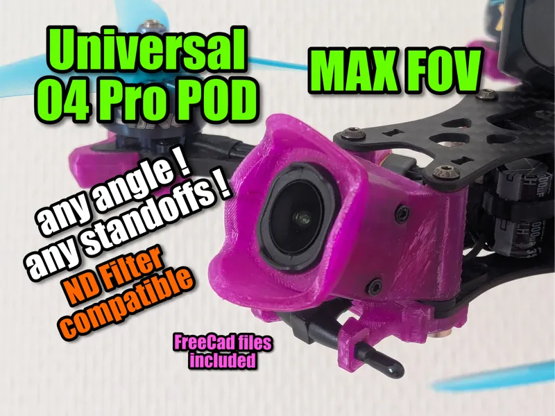 Universal O4 Pro Pod Max FOV - parametric