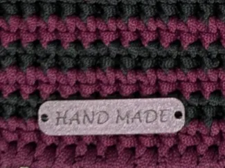 Hand made badges 3pcs set for crocheting
