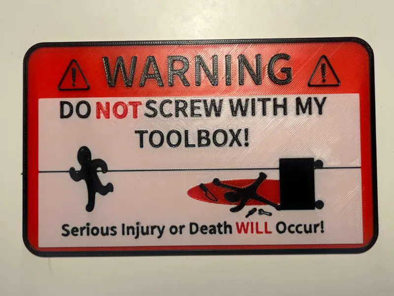 Toolbox sign