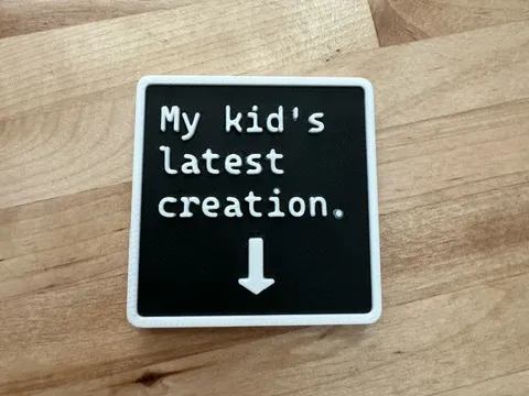 Magnet - My kid's latest creation