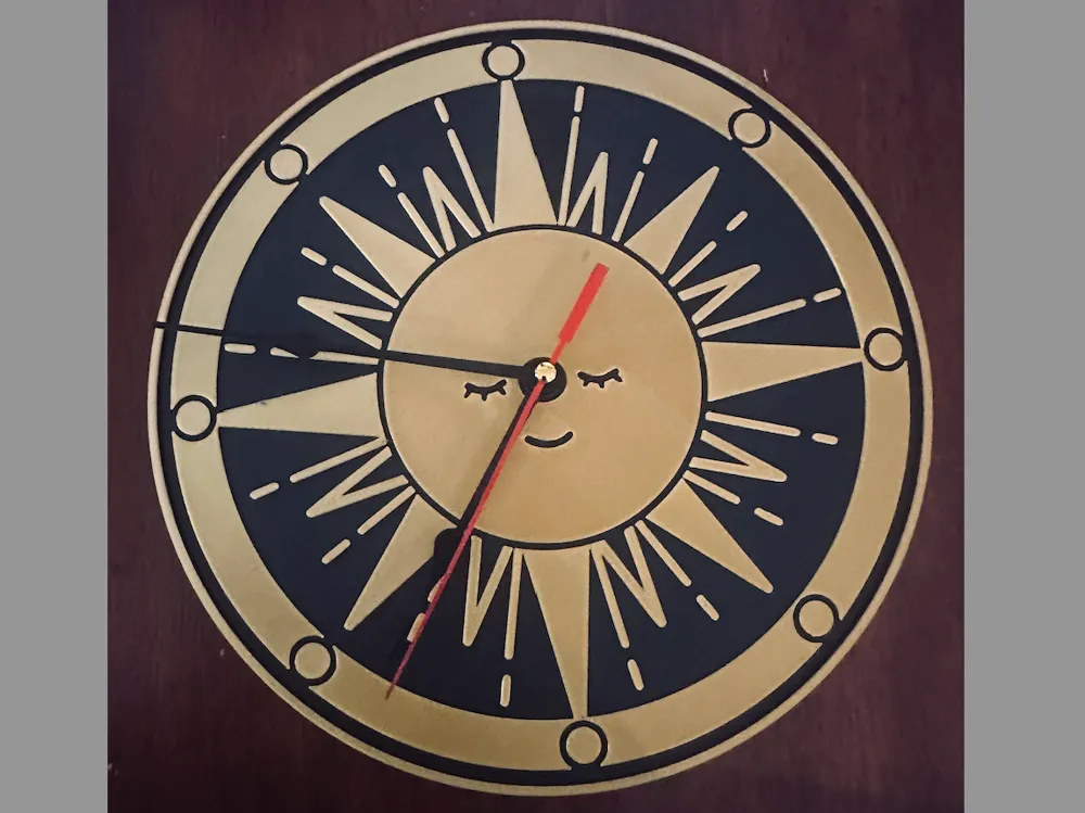 Sun Clock by mspark607 MakerWorld: Download Free 3D Models