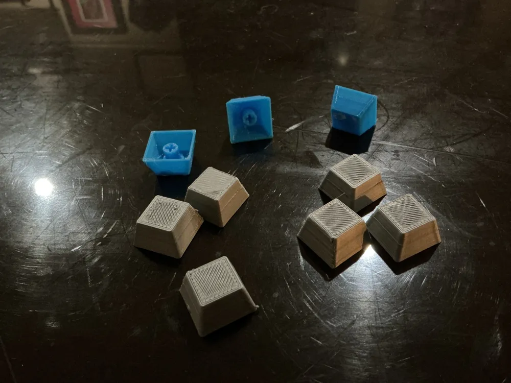 Miniatura 2 do modelo 3D Keycap Template Mechanical Keyboard Customizable