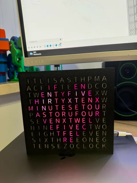 Word Clock view 3
