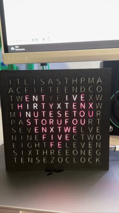 Word Clock view 2