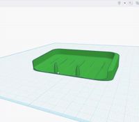 Simple Self Draining Soap Dish .2 layers