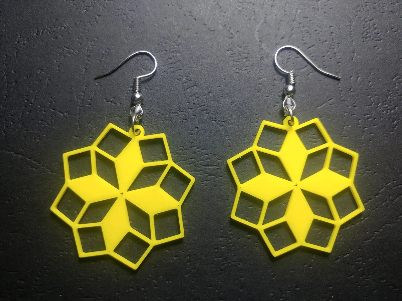 Sacred Geometry Earrings view 3